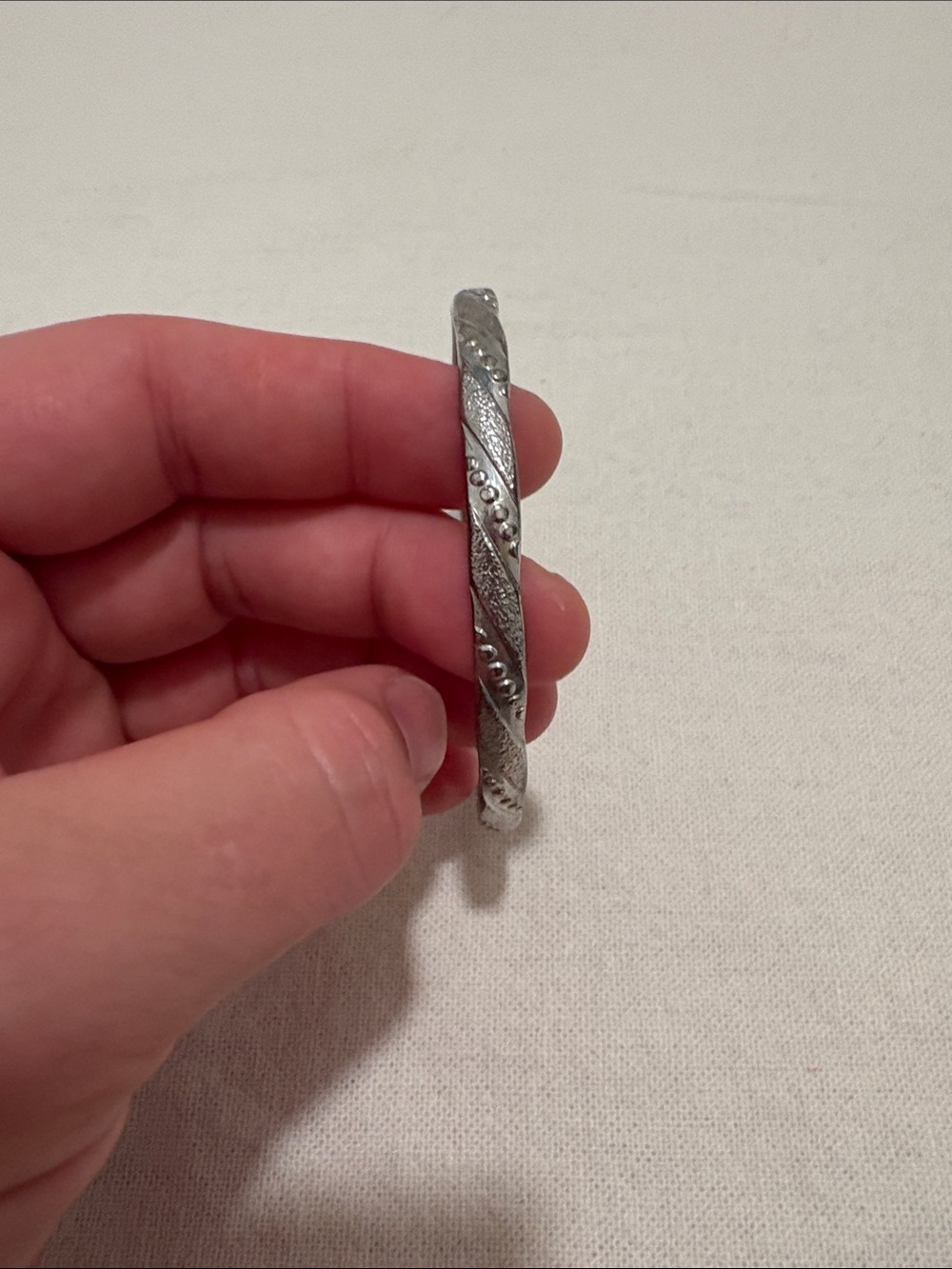 Silver Bangle Set - Picture 5 of 10